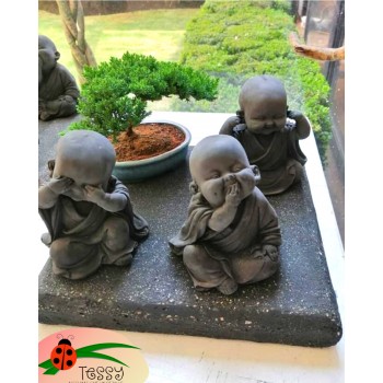 Jardín Zen las 3 virtudes con bonsai