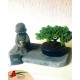 Buda con cuarzo y Bonsai