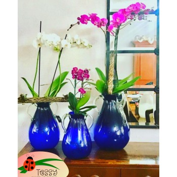 Orquídea en vidrio soplado chica