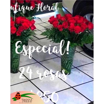 Especial 24 rosas